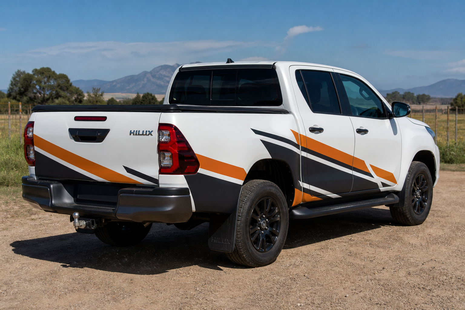 Hilux contractor graphics